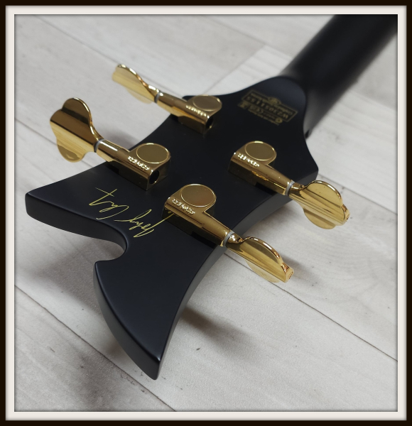Schecter Johnny Christ Signature, Satin Black, Linkshänder